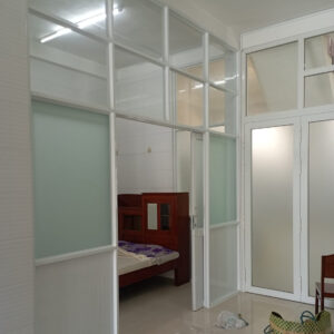 Vách Ngăn Nhôm Kính Cửa Lùa